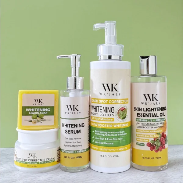 WK JALY Niacinamide Whitening Set, Remove Dark Spots, Hyperpigmentation, Melanin, Freckles, Moisturizing, Even Skin Tone